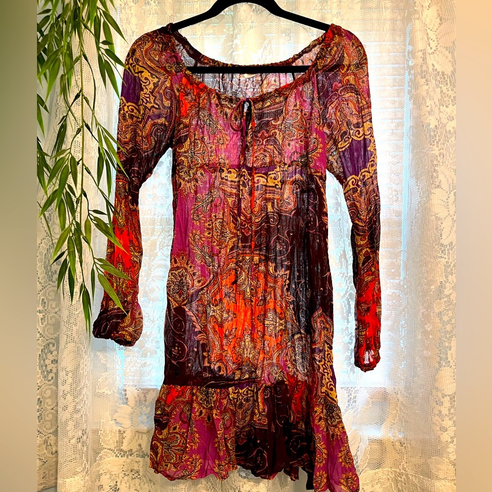 Womens hippie inspired dress